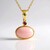 Collana in argento con Opale Rosa (KM by Juwelo)