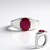 Anello in argento con Rubino del Madagascar (de Melo Essence)