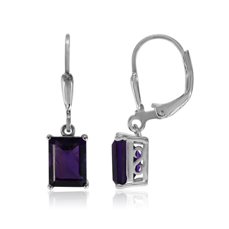 Orecchini in argento con Ametista Zambiana