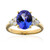 Anello in oro con Tanzanite AAA (CIRARI)