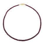 Zilveren halsketting met rhodolieten (Adela Silber)