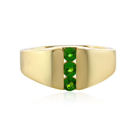 Russischer Diopsid-Silberring