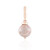 Colgante en plata con Jaspe cebra rosa (MONOSONO COLLECTION)