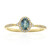 Petrolfarbener Saphir-Goldring (CIRARI)