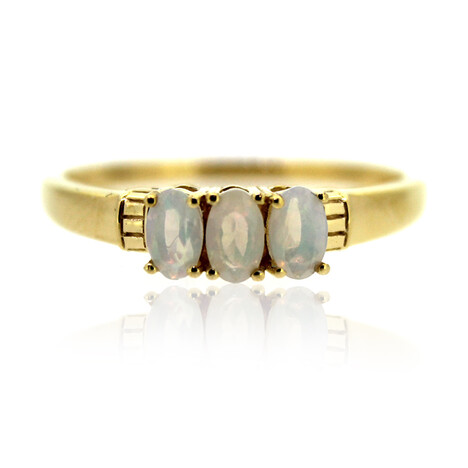 Anello in argento con Opale di Welo