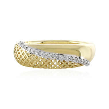 Anillo en oro con Diamante I4 (J) (Ornaments by de Melo)
