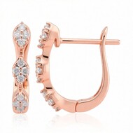 SI1 (G) Brillant-Goldohrringe (Annette)