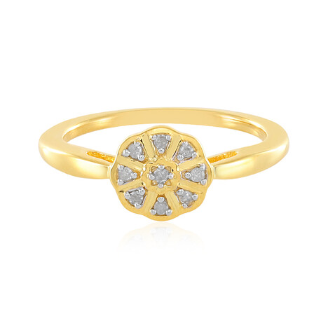 Anello in argento con Diamante I2 (I)