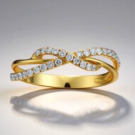 Anillo en oro con Diamante SI2 (H)