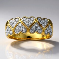 Anello in oro con Diamante SI1 (G) (Annette)