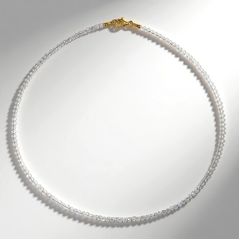 Collana in argento con Pietra di Luna Arcobaleno