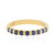 Zilveren ring met blauwe saffieren