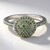 Anello placcato in platino con Diamante Fancy
