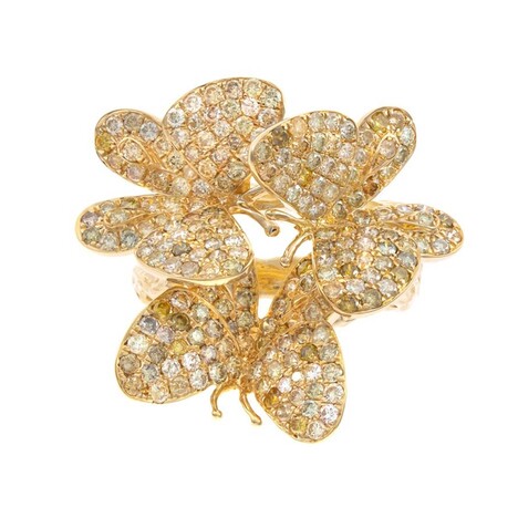 Anello in oro con Diamante Fancy SI2 (CIRARI)