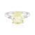 Lemon Quartz Silver Ring