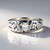 Anello in argento con Zaffiro Bianco (Adela Silber)