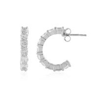 Boucles d'oreilles en argent et Zircon