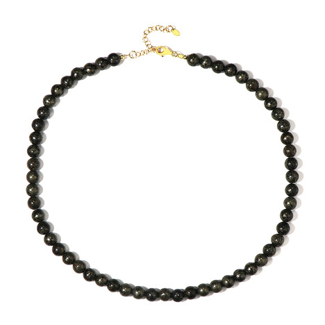 Pyrit-Silberhalskette