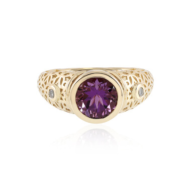 Uruguay-Amethyst-Goldring (Ornaments by de Melo)