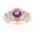 Pinkfarbener Saphir-Goldring (Rifkind 1894 Collection)