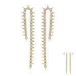 VS1 (G) Diamond Silver Earrings (Annette)
