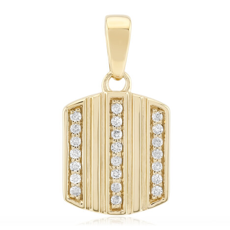 Zilveren hanger met I1 (G) Diamanten (Annette)