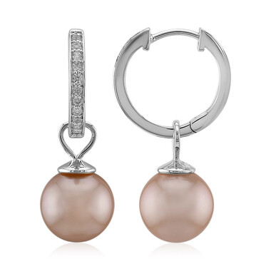 Orecchini in argento con Perla Ming (TPC)
