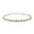 Burmesischer Peridot-Silberarmband