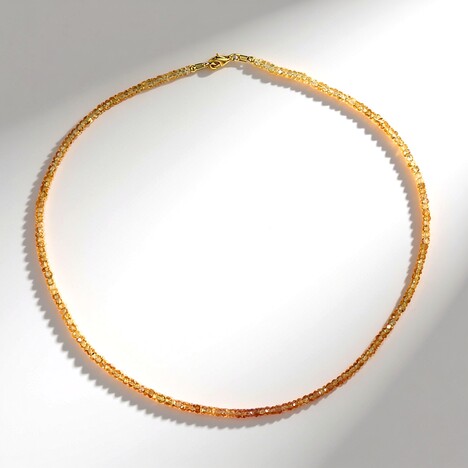 Collana in argento con Topazio Imperiale