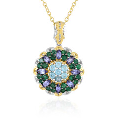 Tanzanite Silver Necklace (Gems en Vogue)