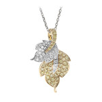 Collier en or et Diamant SI2 jaune (CIRARI)