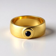 Anello in argento con Zaffiro Blu del Madagascar