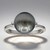 Anello in argento con Perla Tahitiana (TPC)