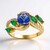 Anello in oro con Tanzanite AAA (de Melo Gold)