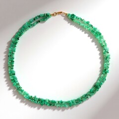 Collana in argento con Smeraldo Brasiliano
