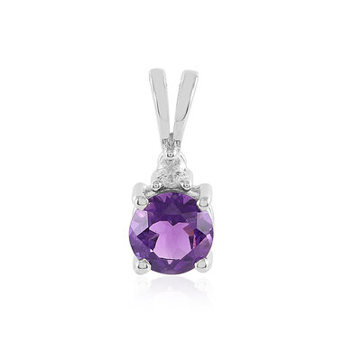 Uruguay-Amethyst-Silberanhänger