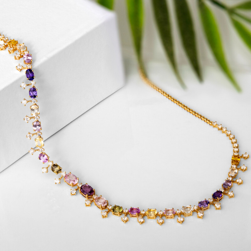 Collar en oro con Zafiro (CIRARI)