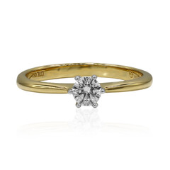 Anello in oro con Diamante IF (D)