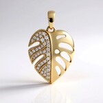 Ciondolo in oro con Diamante IF (G) (de Melo Gold)