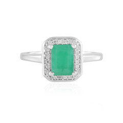 Anello in argento con Smeraldo Socoto
