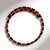 Collana rigida in acciaio con Onice Nero (Riya)