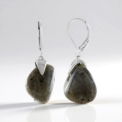 Orecchini in argento con Labradorite