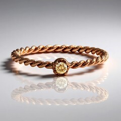 Anello in oro con Diamante Rose de France SI1 di Argyle (Annette)