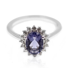 Anello in argento con Quarzo Mirtillo