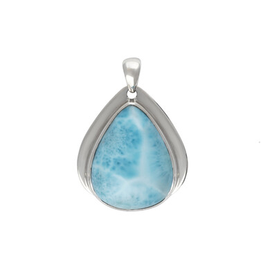 Ciondolo in argento con Larimar