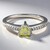 Anello in argento con Apatite Canadese