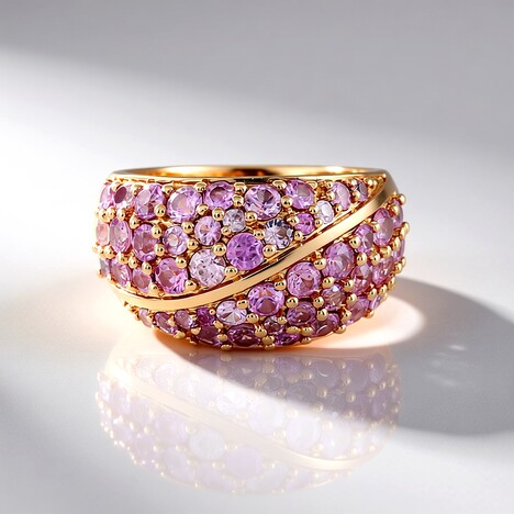 Anello in oro con Zaffiro Rosa (KM by Juwelo)