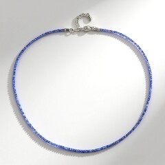 Collana in argento con Zaffiro Ceylon AAA