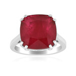 Roter Quarz-Silberring