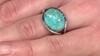 Anillo en plata con Turquesa mosaico